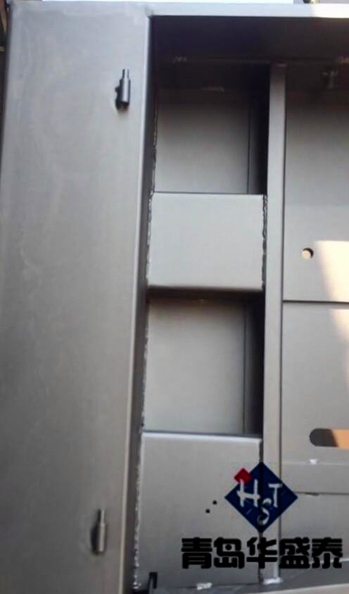 發(fā)貨威海吊鉤式拋丸機調(diào)試完畢拋丸效果現(xiàn)場圖